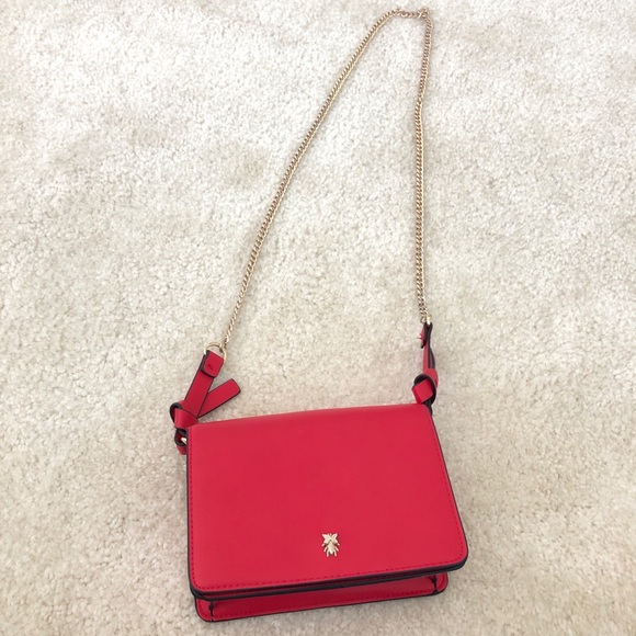 Zara Mini Red Crossbody Bag - Picture 2 of 4